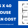 25 x 40 house plan cost